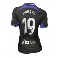 Dres Atletico Madrid Alvaro Morata #19 Gostujuci za Žensko 2022-23 Kratak Rukav
